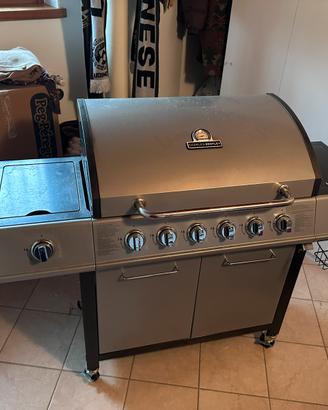Barbeque bbq a gas