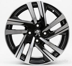 4 cerchi lega peugeot 208 (p21) "soho" r16 lt284