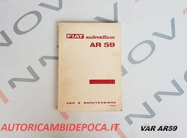 Libretto Uso e Manutenzione - Fiat AR 59