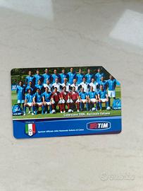 Scheda telefonica Italia Mondiale 2006 Telecom TIM
