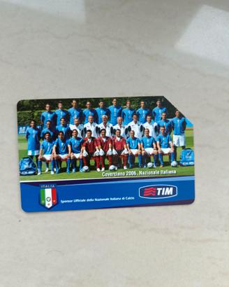 Scheda telefonica Italia Mondiale 2006 Telecom TIM