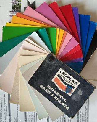 Campionario colori iridescenti auto moto Lechler