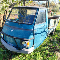 Ape car ribaltabile colore blu