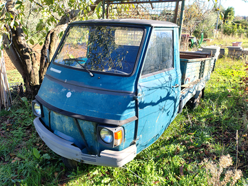 Ape car ribaltabile colore blu