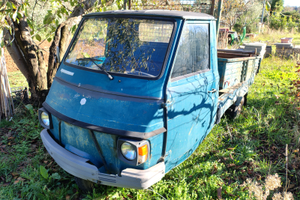 Ape car ribaltabile colore blu