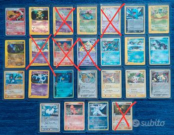 Carte Pokemon varie anni 2000