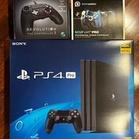 PS4 pro 1TB completa + scuf + nacon + giochi