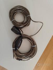 Cavo USB 2.0 Manhattan High Speed prolunga 20 m