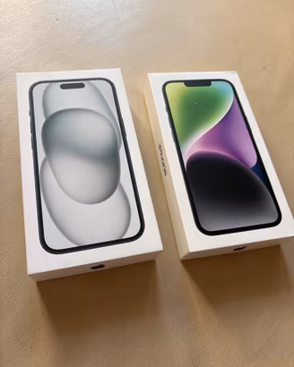 Scatola per iphone 14 e 15 e apple watch