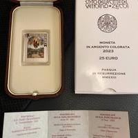 Moneta 25 € Argento Vaticano Pasqua 2023
