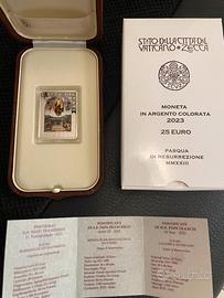 Moneta 25 € Argento Vaticano Pasqua 2023