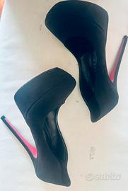 Scarpe tacco 12 in camoscio ALTAMAREA n 36