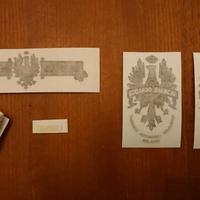 SET COMPLETO DECALCOMANIE BIANCHI ZAFFIRO 1949-'53