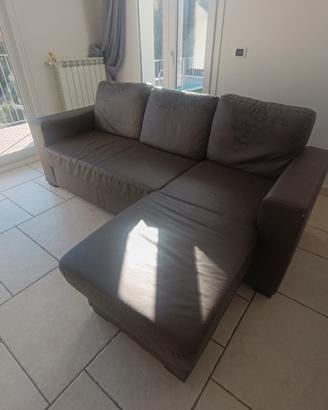 divano letto in similpelle 