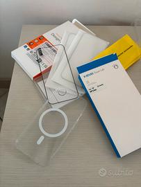 Cover slim iphone 16e + 3 vetri protettivi