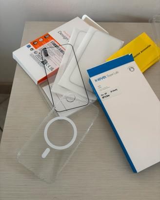 Cover slim iphone 16e + 3 vetri protettivi