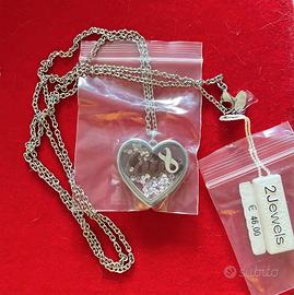 Collana con cuore & infinito  2jewels