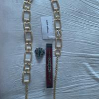 Cintura color oro in acciaio inossidabile