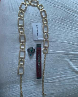 Cintura color oro in acciaio inossidabile