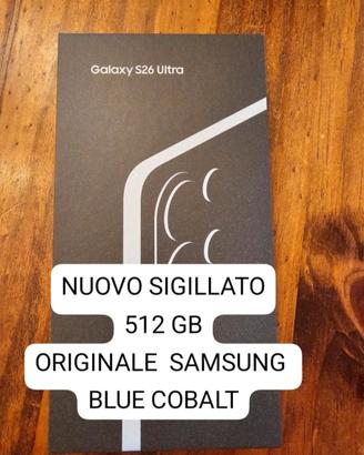 Samsung S26 Ultra Cobalt Violet 512 GB Nuovo