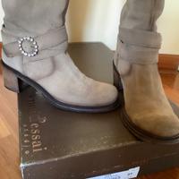 Stivali donna in pelle Manufacture d’Essai