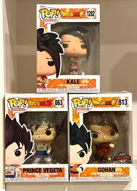 Funko Pop Dragon Ball Z Kale, Vegeta, Gohan