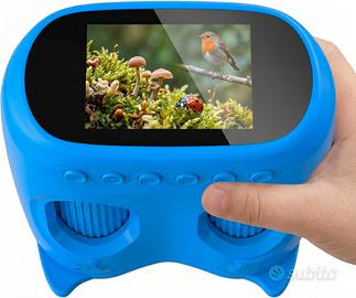 Microscopio digitale e binocolo per bambini 2 in 1
