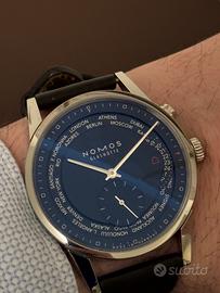 Nomos Zurich Wolrdtimer orologio come nuovo