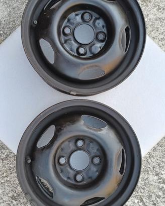N. 2 Cerchi in ferro R13  originali  Volkswagen 
