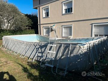 PISCINA 10 METRI PER 5 METRI  ALTEZZA 1.50