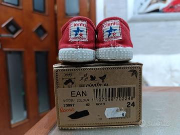 scarpe bimbo cienta rosse.taglia 24.