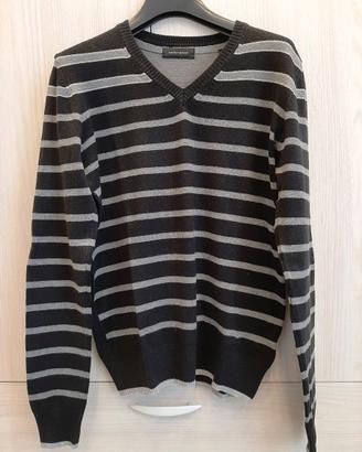 Pullover lana e filo cotone uomo