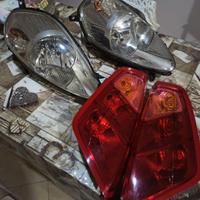 fari posteriori e fari anteriori fiat grande punto