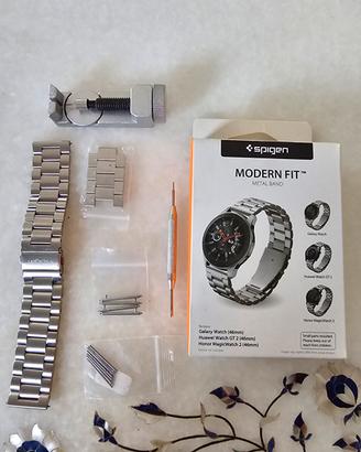 cinturino acciaio Spigen 46mm