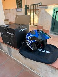 Casco Jet Acerbis JET ARIA GRAPHIC Nero Blu