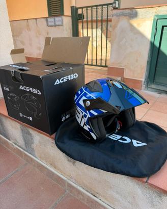 Casco Jet Acerbis JET ARIA GRAPHIC Nero Blu