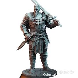 Miniatura chierico della guerra in resina, H. 5 cm