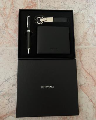 Set Ottaviani Portafoglio Penna e Portachiavi
