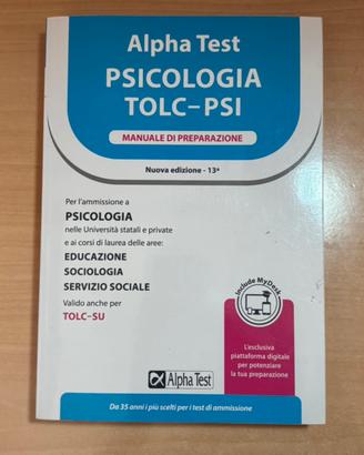 Manuale Test Psicologia TOLC PSI