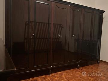 armadio 6 ante 1 como con specchio e 2 comodini