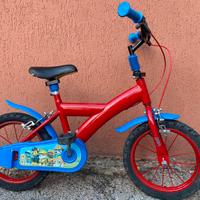 Bicicletta paw patrol bambini