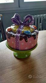 Porta torte in porcellana