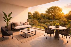 Appartamento di 111 m² con 3 locali e box auto a V