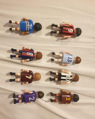 Lotto 8 Calciatori Playmobil Carrefour Serie 72098
