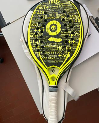 racchetta beach tennis Torquois Black Death Acid