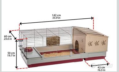 gabbietta per conigli 