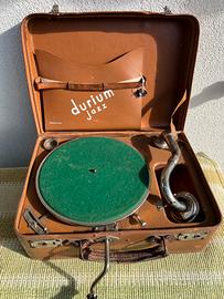 Grammofono a valigetta Durium Jazz anni '30