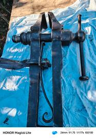 Morsa da falegname fabbro antica