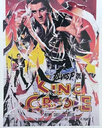 Mimmo Rotella, King Creole 100x70 numerato