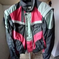 Giacca moto AXO Sport Racing e Paraschiena Dainese